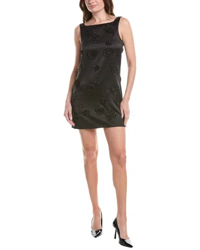 Rebecca Taylor Abrielle Beading Dress In Black