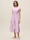 Rebecca Taylor Allegra Stripe Dress In Pink