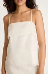REBECCA TAYLOR REBECCA TAYLOR APPLIQUE FLANGE TANK