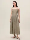 Rebecca Taylor Aster Gingham Dress In Brown
