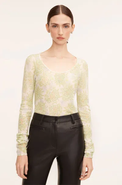 Rebecca Taylor Astera Fleur Pullover In Neutral
