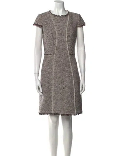 Pre-owned Rebecca Taylor Bateau Neckline Knee-length Dress