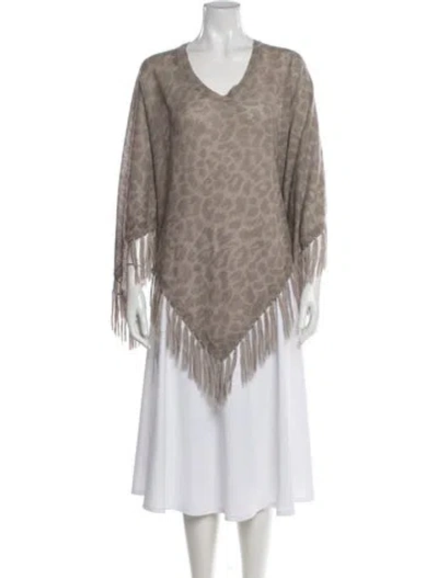 Pre-owned Rebecca Taylor Bateau Neckline Sweater In Neutral