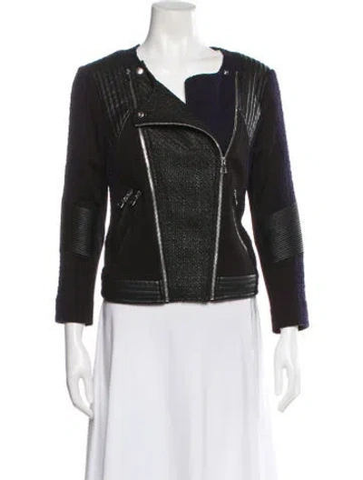 Pre-owned Rebecca Taylor Biker Jacket In Multi