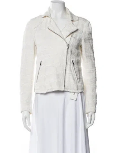 Pre-owned Rebecca Taylor Biker Jacket In White