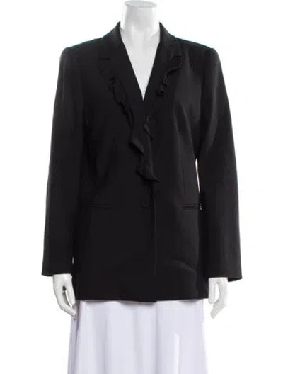 Pre-owned Rebecca Taylor Blazer In Black