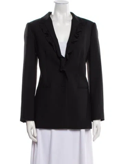 Pre-owned Rebecca Taylor Blazer In Black