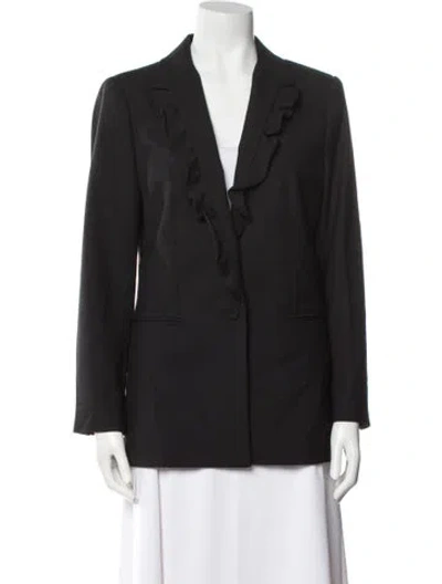 Pre-owned Rebecca Taylor Blazer In Black