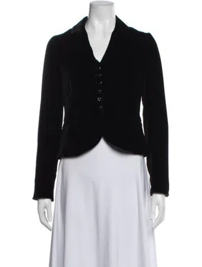 Pre-owned Rebecca Taylor Blazer In Black