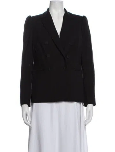Pre-owned Rebecca Taylor Blazer In Black