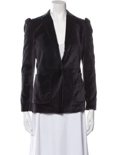 Pre-owned Rebecca Taylor Blazer In Blue