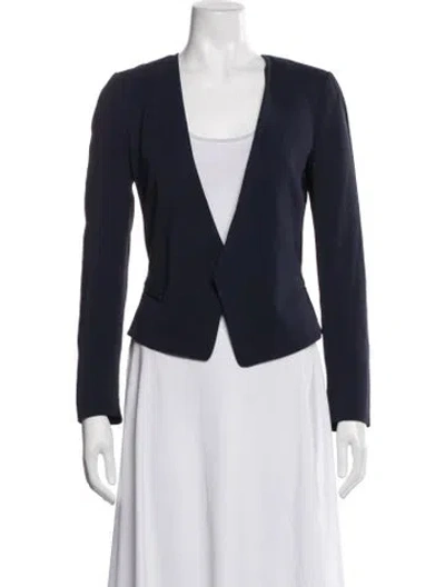 Pre-owned Rebecca Taylor Blazer In Blue