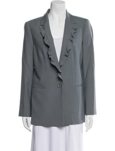 Pre-owned Rebecca Taylor Blazer In Gray