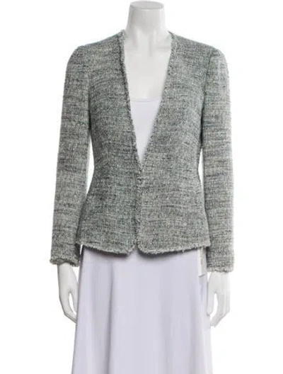 Pre-owned Rebecca Taylor Blazer In Gray