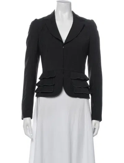 Pre-owned Rebecca Taylor Blazer In Grey