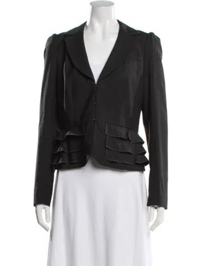 Pre-owned Rebecca Taylor Blazer In Grey