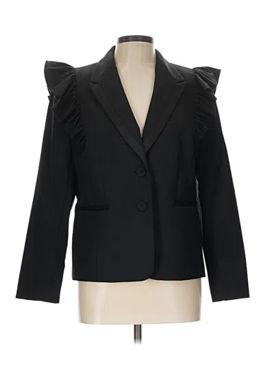 Pre-owned Rebecca Taylor Blazer Jacket In Black