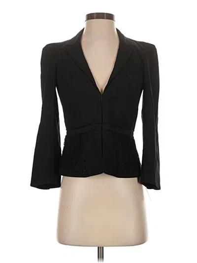 Pre-owned Rebecca Taylor Blazer Jacket In Black
