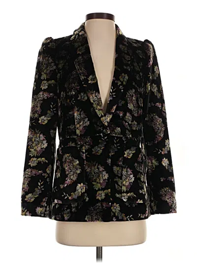 Pre-owned Rebecca Taylor Blazer Jacket In Black