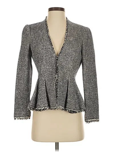 Rebecca Taylor Blazer Jacket In Gray