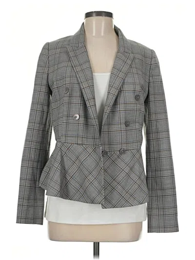 Pre-owned Rebecca Taylor Blazer Jacket In Gray