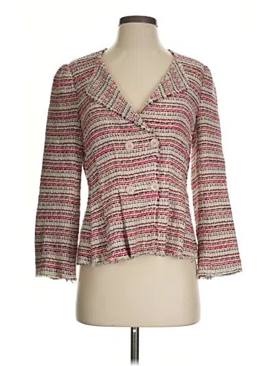 Pre-owned Rebecca Taylor Blazer Jacket In Red