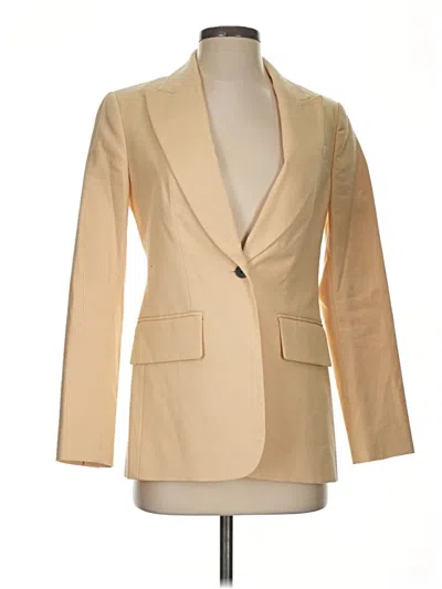 Pre-owned Rebecca Taylor Blazer Jacket In Tan