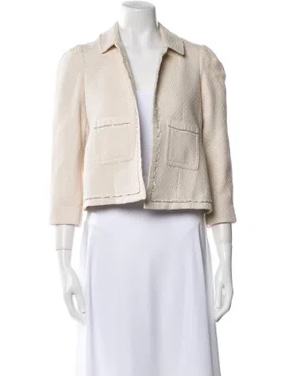 Pre-owned Rebecca Taylor Blazer In Neutral