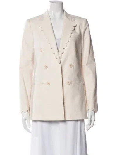 Pre-owned Rebecca Taylor Blazer In Neutral