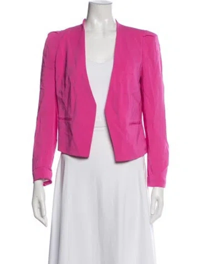 Pre-owned Rebecca Taylor Blazer In Pink