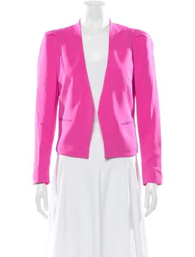 Pre-owned Rebecca Taylor Blazer In Pink