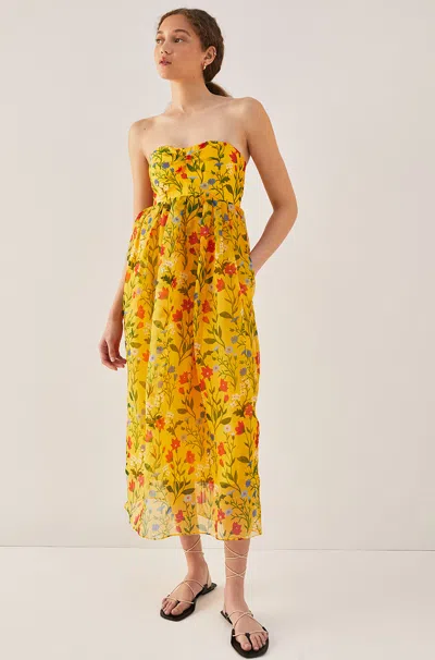 Rebecca Taylor Botanica Fleur Sweetheart Organza Dress