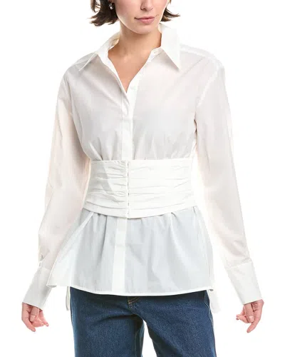 Rebecca Taylor Button Shirt In White