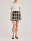 Rebecca Taylor Camila Skirt In Black White
