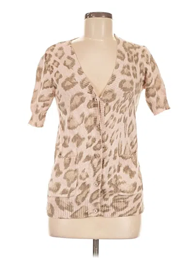 Pre-owned Rebecca Taylor Cardigan Sweater In Brown