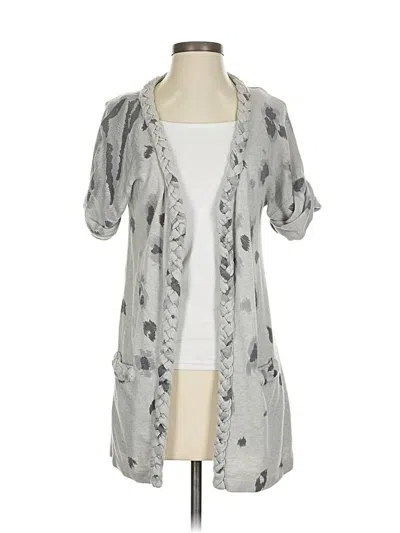 Pre-owned Rebecca Taylor Cardigan Sweater In Gray