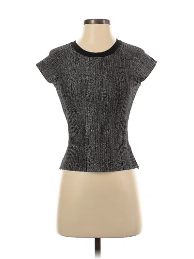 Pre-owned Rebecca Taylor Cardigan Sweater In Gray