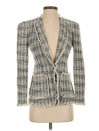 Pre-owned Rebecca Taylor Cardigan Sweater In Gray