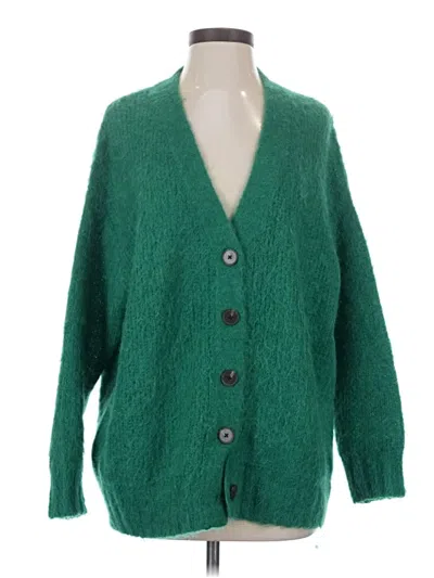 Pre-owned Rebecca Taylor Cardigan Sweater In Green