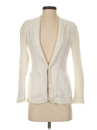 Pre-owned Rebecca Taylor Cardigan Sweater In Ivory