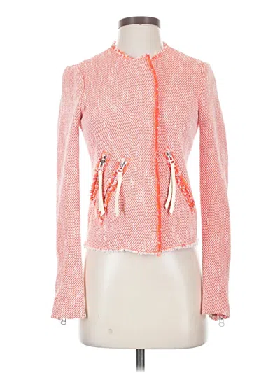 Pre-owned Rebecca Taylor Cardigan Sweater In Pink