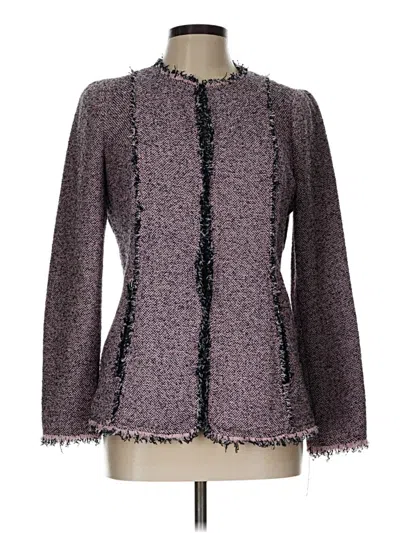 Pre-owned Rebecca Taylor Cardigan Sweater In Purple