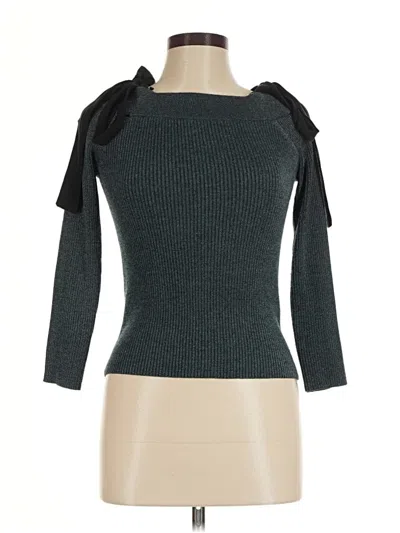 Pre-owned Rebecca Taylor Cardigan Sweater In Teal