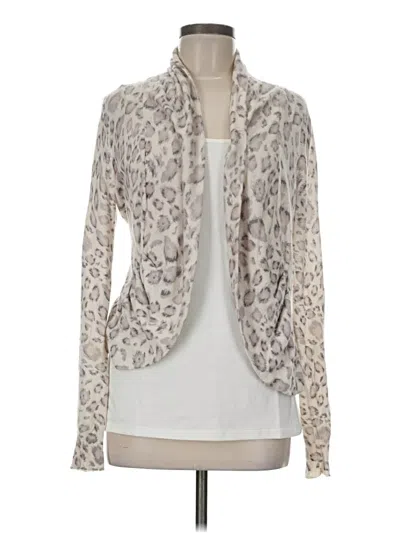 Pre-owned Rebecca Taylor Cardigan Sweater In White