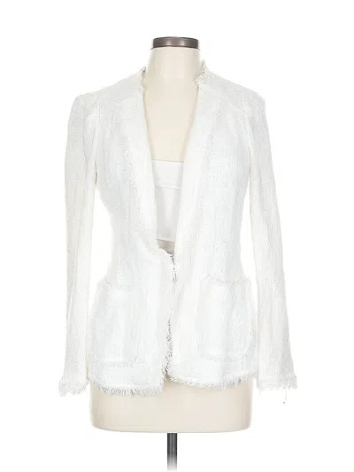 Pre-owned Rebecca Taylor Cardigan Sweater In White