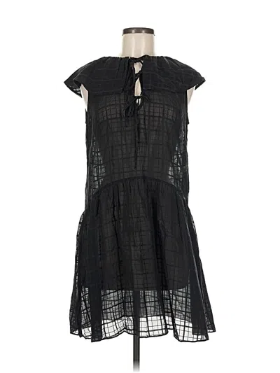Pre-owned Rebecca Taylor Casual Dress In Black