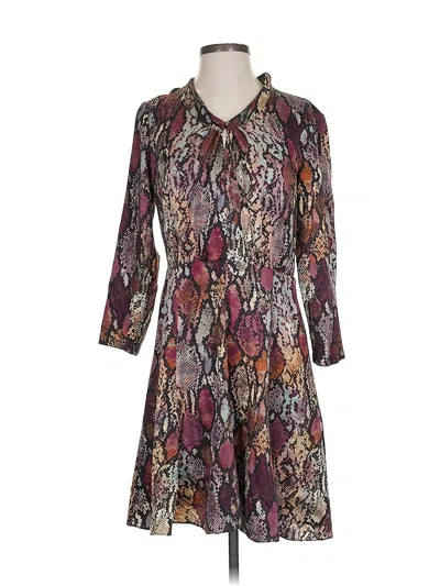 Pre-owned Rebecca Taylor Casual Dress In Burgundy