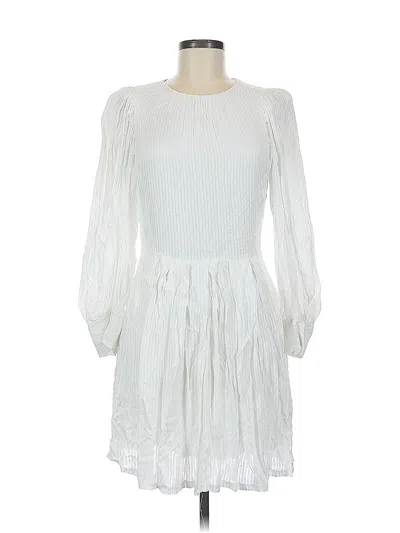 Pre-owned Rebecca Taylor Casual Dress In White