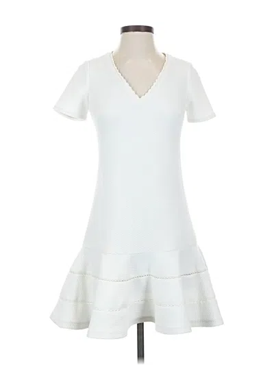 Pre-owned Rebecca Taylor Casual Dress In White