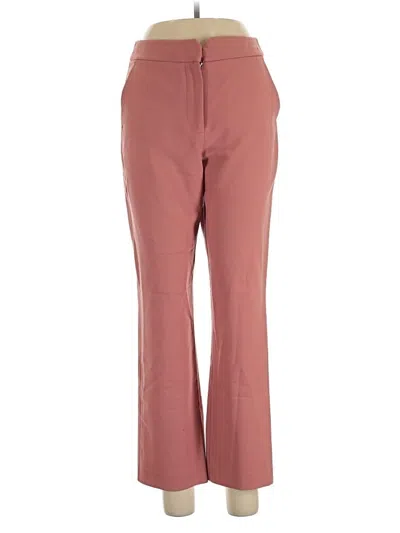 Pre-owned Rebecca Taylor Casual Pants In Burgundy